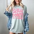 Baseball Mom Pride Heart And Bat Love Game Day Women's Comfort Colors T-Shirt Denim Baseball Mom Pride Heart And Bat Love Game Day Women's Comfort Colors T-Shirt Denim