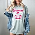 Baseball Mom Raglan Baseball Tee Women's Comfort Colors T-Shirt Denim