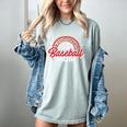 Baseball Mom Rainbow Great Team Mom Premium Women's Comfort Colors T-Shirt Denim Baseball Mom Rainbow Great Team Mom Premium Women's Comfort Colors T-Shirt Denim