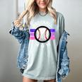 Baseball Mom Sports Mom Proud Baseball Mom Premium Women's Comfort Colors T-Shirt Denim