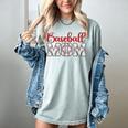 Baseball Mom Sporty Humor Women's Comfort Colors T-Shirt Denim