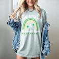 Baseball Mom St Patrick's Day Irish Shamrock Sports Women's Comfort Colors T-Shirt Denim