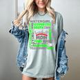 Baseball Mom Traits For Great Mothers Grey And Green Women's Comfort Colors T-Shirt Denim