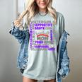 Baseball Mom Traits For Great Mothers Grey And Purple Women's Comfort Colors T-Shirt Denim Baseball Mom Traits For Great Mothers Grey And Purple Women's Comfort Colors T-Shirt Denim