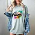 Baseball Mom USA American Baseball Graphic Women's Comfort Colors T-Shirt Denim Baseball Mom USA American Baseball Graphic Women's Comfort Colors T-Shirt Denim