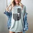 Baseball Mom USA Flag Baseball Mama Day Vibes Mama Women's Comfort Colors T-Shirt Denim