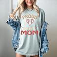 Baseball Moms Mother Kids Girls Boys School Game Women's Comfort Colors T-Shirt Denim