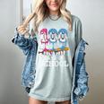 Baseball Player 100 Days Of School Sports Ice Cream Drip Premium Tri-Blend Women's Comfort Colors T-Shirt Denim
