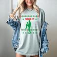 Baseball Player Christmas Pajama Send It Xmas PJs Boys Women's Comfort Colors T-Shirt Denim