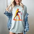 Baseball Player Women's Comfort Colors T-Shirt Denim Baseball Player Women's Comfort Colors T-Shirt Denim