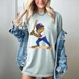 Baseball Puerto Rico Patriotic Flag Boricua Baseball Player Women's Comfort Colors T-Shirt Denim