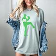 Baseball Shamrock St Patrick's Day Saint Paddy's Women's Comfort Colors T-Shirt Denim Baseball Shamrock St Patrick's Day Saint Paddy's Women's Comfort Colors T-Shirt Denim