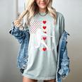 Baseball Silhouette Heart USA Flag Hearts American Boys Kids Women's Comfort Colors T-Shirt Denim Baseball Silhouette Heart USA Flag Hearts American Boys Kids Women's Comfort Colors T-Shirt Denim