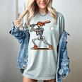 Baseball Skeleton Spooky Boys Halloween Baseball Player Women's Comfort Colors T-Shirt Denim Baseball Skeleton Spooky Boys Halloween Baseball Player Women's Comfort Colors T-Shirt Denim
