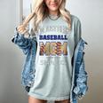 Baseball Sport I’m Just Here For The Snacks Baseball Mom Women's Comfort Colors T-Shirt Denim