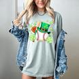 Baseball St Patricks Day Lucky Baseball Player Shamrock Women's Comfort Colors T-Shirt Denim Baseball St Patricks Day Lucky Baseball Player Shamrock Women's Comfort Colors T-Shirt Denim