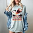 Baseball Valentine Forever On Deck For You Women's Comfort Colors T-Shirt Denim Baseball Valentine Forever On Deck For You Women's Comfort Colors T-Shirt Denim