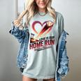 Baseball Valentine Love Is Our Home Run Apparel Women's Comfort Colors T-Shirt Denim Baseball Valentine Love Is Our Home Run Apparel Women's Comfort Colors T-Shirt Denim