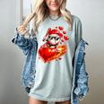 Baseball Valentine's Day Drip Ice Cream Team Women's Comfort Colors T-Shirt Denim Baseball Valentine's Day Drip Ice Cream Team Women's Comfort Colors T-Shirt Denim