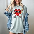 Baseball Valentines Day Heart Boys Sports Love Women's Comfort Colors T-Shirt Denim Baseball Valentines Day Heart Boys Sports Love Women's Comfort Colors T-Shirt Denim