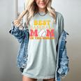 Best Baseball Mom In The World Baseball Women's Comfort Colors T-Shirt Denim Best Baseball Mom In The World Baseball Women's Comfort Colors T-Shirt Denim
