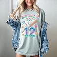 Birthday Boy 12th Birthday Baseball Women's Comfort Colors T-Shirt Denim
