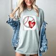 Bleached Custom Baseball Mom Number 20 Heart For Mom Women's Comfort Colors T-Shirt Denim Bleached Custom Baseball Mom Number 20 Heart For Mom Women's Comfort Colors T-Shirt Denim