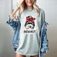 Bleached Memaw Life Soccer Messy Bun Baseball Game Day Women's Comfort Colors T-Shirt Denim Bleached Memaw Life Soccer Messy Bun Baseball Game Day Women's Comfort Colors T-Shirt Denim