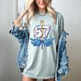 Blue Camo Baseball 67 Six Seven Camo Ice Cream Drip Boy Teen Women's Comfort Colors T-Shirt Denim Blue Camo Baseball 67 Six Seven Camo Ice Cream Drip Boy Teen Women's Comfort Colors T-Shirt Denim