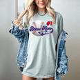 Bonus Mom Rookie Of Year 1st Birthday Baseball Theme Women's Comfort Colors T-Shirt Denim Bonus Mom Rookie Of Year 1st Birthday Baseball Theme Women's Comfort Colors T-Shirt Denim