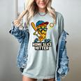 Boys Pizza Theme Baseball Home Hitter Women's Comfort Colors T-Shirt Denim Boys Pizza Theme Baseball Home Hitter Women's Comfort Colors T-Shirt Denim