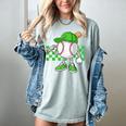 Boys St Patricks Day Baseball Player Pitcher Coach Kids Women's Comfort Colors T-Shirt Denim Boys St Patricks Day Baseball Player Pitcher Coach Kids Women's Comfort Colors T-Shirt Denim