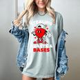 Boys Valentines Baseball Drip Icecream Stealing Hearts Kids Women's Comfort Colors T-Shirt Denim