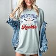 Brother Of Rookie 1st Birthday Baseball Boy Family Matching Women's Comfort Colors T-Shirt Denim Brother Of Rookie 1st Birthday Baseball Boy Family Matching Women's Comfort Colors T-Shirt Denim