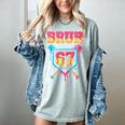 Bruh Baseball Ice Cream Drip Number 67 Player 67th Birthday Women's Comfort Colors T-Shirt Denim
