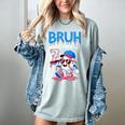Bruh I'm 7 Baseball Ice Cream Drip It's My 7th Birthday Women's Comfort Colors T-Shirt Denim Bruh I'm 7 Baseball Ice Cream Drip It's My 7th Birthday Women's Comfort Colors T-Shirt Denim