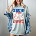 Bruh It's My 2nd Birthday Boy Baseball Themed Party Women's Comfort Colors T-Shirt Denim Bruh It's My 2nd Birthday Boy Baseball Themed Party Women's Comfort Colors T-Shirt Denim