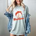 Busy Raising Ballers Baseball Mom Sons Women's Comfort Colors T-Shirt Denim