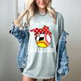 Busy Raising Ballers Baseball Softball Soccer Mom Premium Tri-Blend Women's Comfort Colors T-Shirt Denim