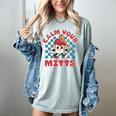 Calm Your Mitts Baseball Mom Sport Lover Women's Comfort Colors T-Shirt Denim Calm Your Mitts Baseball Mom Sport Lover Women's Comfort Colors T-Shirt Denim