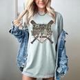 Camo 100 Days Of School Baseball Home Plate Drip Boy Kids Women's Comfort Colors T-Shirt Denim