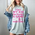 I Can't My Kid Has Practice A Game Or Something Baseball Mom Women's Comfort Colors T-Shirt Denim I Can't My Kid Has Practice A Game Or Something Baseball Mom Women's Comfort Colors T-Shirt Denim