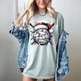 Christmas Baseball Boy Youth Kid Men Santa Hat Xmas Baseball Women's Comfort Colors T-Shirt Denim Christmas Baseball Boy Youth Kid Men Santa Hat Xmas Baseball Women's Comfort Colors T-Shirt Denim