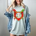 Christmas Baseball Ice Cream Drip Men Women Kids Women's Comfort Colors T-Shirt Denim