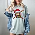 Christmas Baseball Pajama Santa For Men Boys Girls Kids Xmas Women's Comfort Colors T-Shirt Denim Christmas Baseball Pajama Santa For Men Boys Girls Kids Xmas Women's Comfort Colors T-Shirt Denim