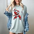 Christmas Baseball Player Santa Xmas Boys Men Toddler Women's Comfort Colors T-Shirt Denim