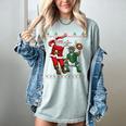 Christmas Santa Baseball Ugly Sweater Women's Comfort Colors T-Shirt Denim Christmas Santa Baseball Ugly Sweater Women's Comfort Colors T-Shirt Denim