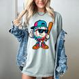 Cool Baseball Drip For Boys Ice Cream Drip Baseball Kids Women's Comfort Colors T-Shirt Denim Cool Baseball Drip For Boys Ice Cream Drip Baseball Kids Women's Comfort Colors T-Shirt Denim