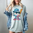 Cool Ice Cream Drip Baseball Drip For Boys Sports Kids Women's Comfort Colors T-Shirt Denim Cool Ice Cream Drip Baseball Drip For Boys Sports Kids Women's Comfort Colors T-Shirt Denim