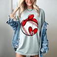 Custom Baseball Mom Number 25 Heart For Mom Mommy Raglan Baseball Tee Women's Comfort Colors T-Shirt Denim